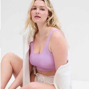 Seamless Ribbed Gap Bralette